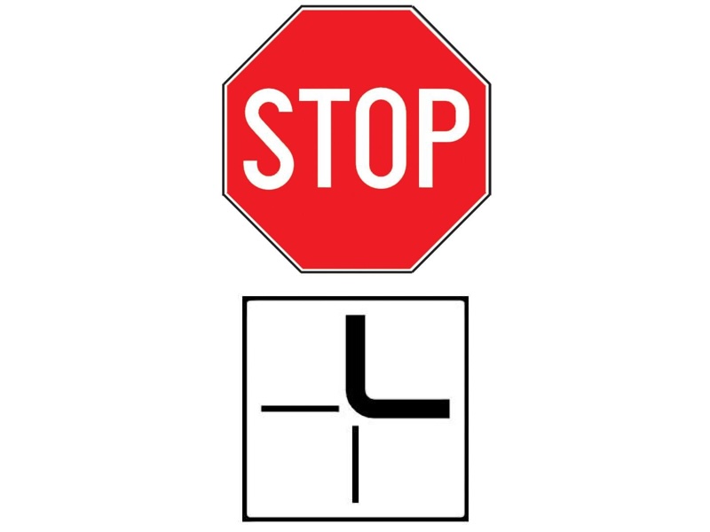 La întâlnirea indicatorului din imagine, însoțit de panou adițional, căror vehicule trebuie să le acordați prioritate?