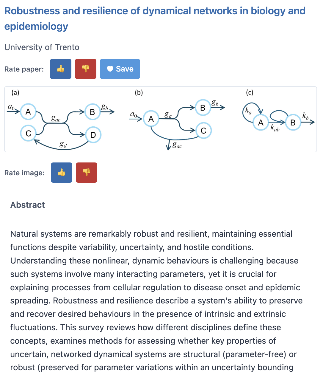 Dynamic Network Example