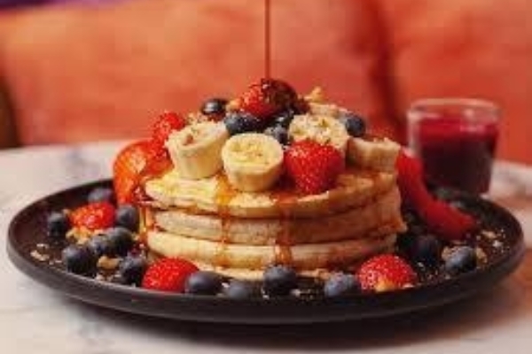 Bleu Pancake Bananas Café 1