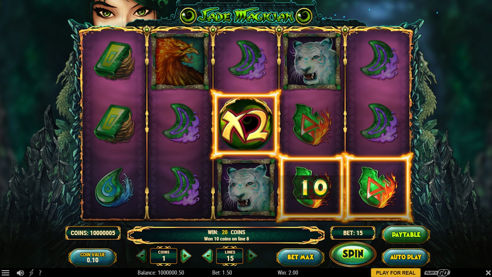 Play new Bitcoin slot game from Play’n Go - Jade Magician