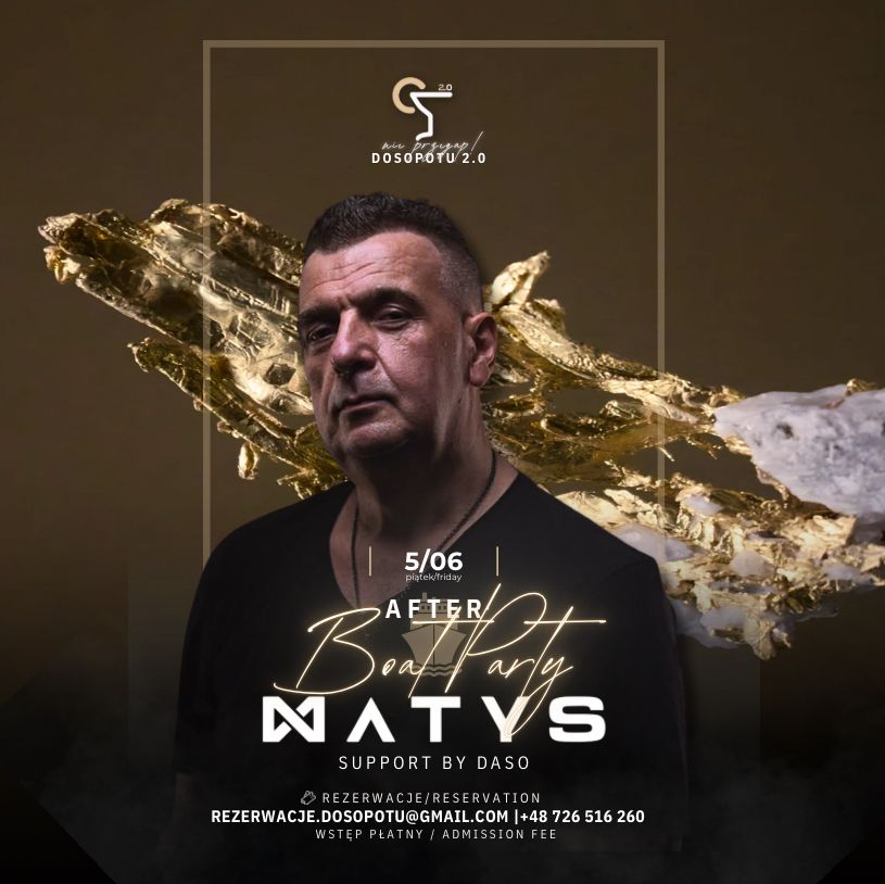 DJ MATYS AFTER BOAT PARTY // DOSOPOTU WROCŁAW
