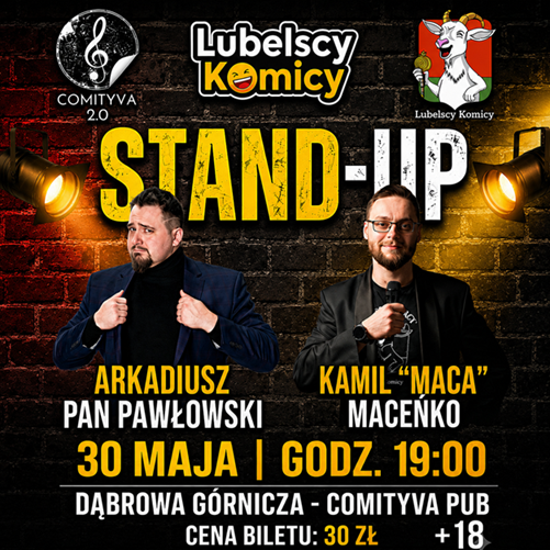 Stand-up Dąbrowa Górnicza: Arkadiusz Pan Pawłowski i Maceńko