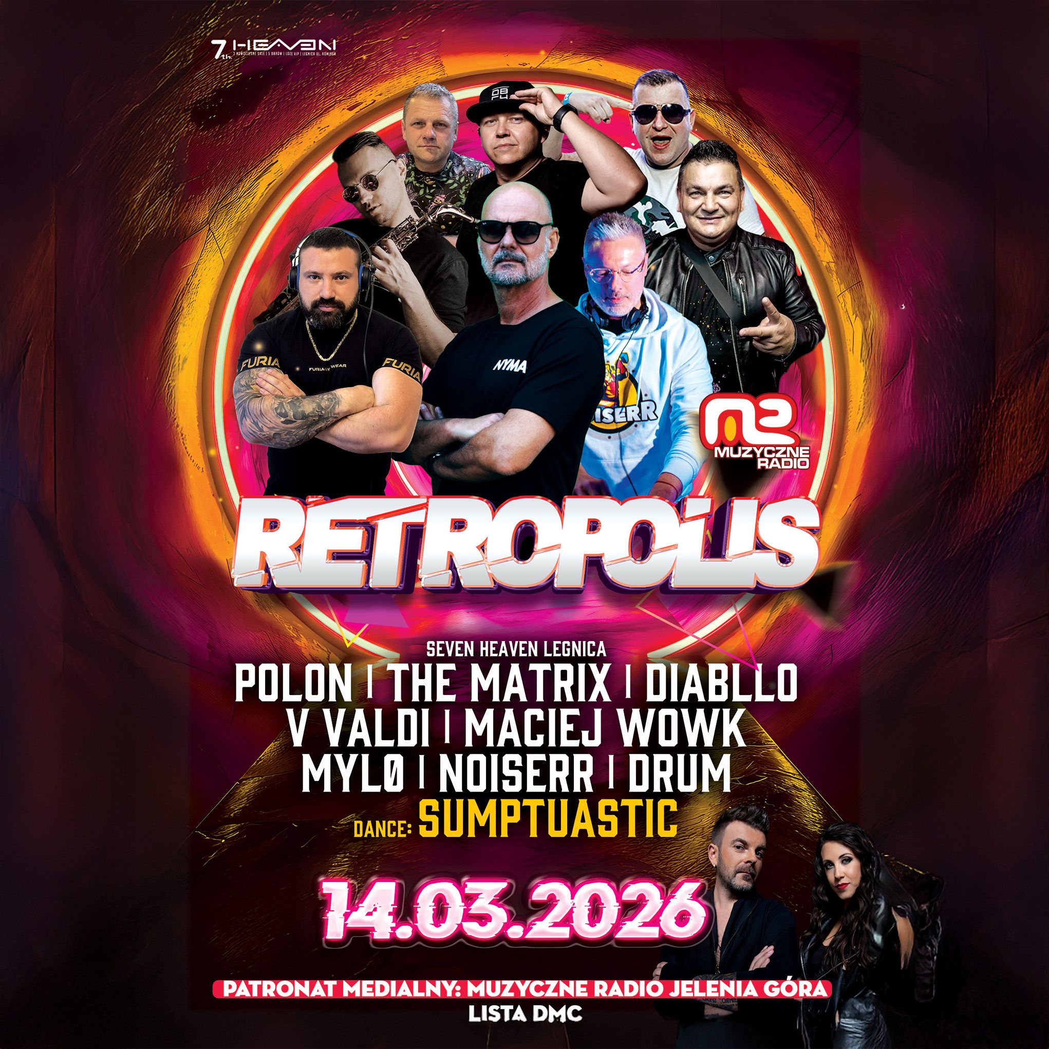 Retropolis w 7 Heaven Legnica | 14.03.2026