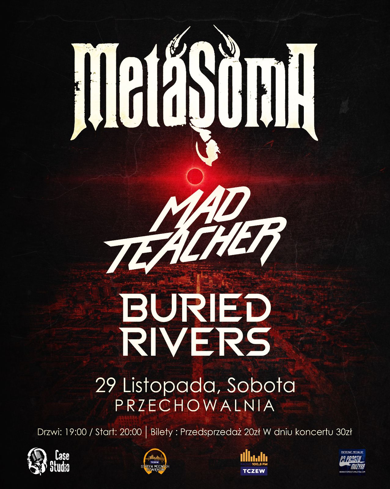 Metasoma, Mad Teacher & Buried Rivers Mad Teacher 29.11.2025 bilety