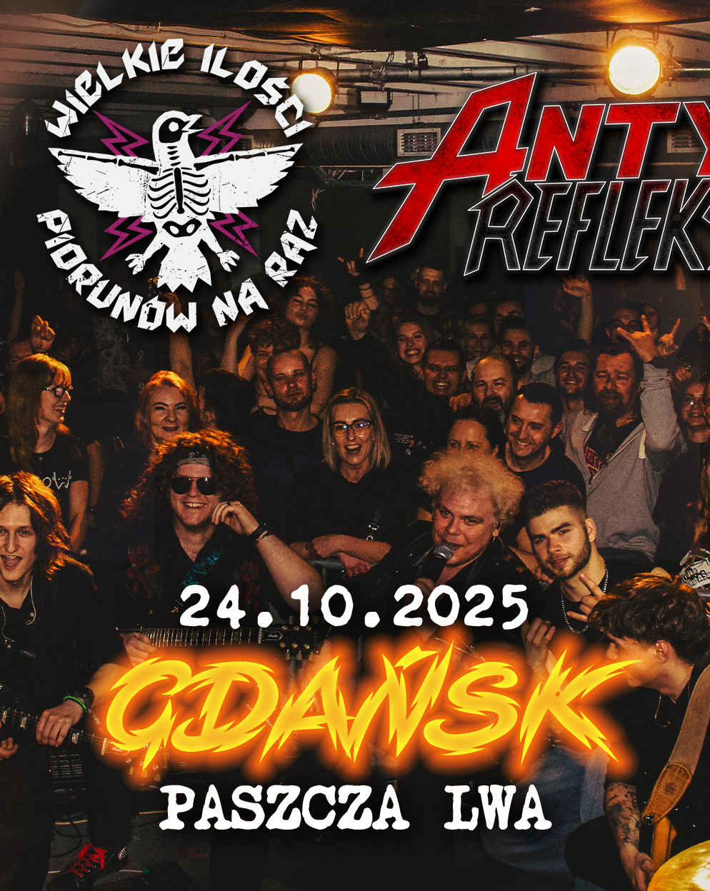 AntyRefleks + Wielkie Ilości Piorunów Na Raz | Gdańsk AntyRefleks 24.10.2025 bilety