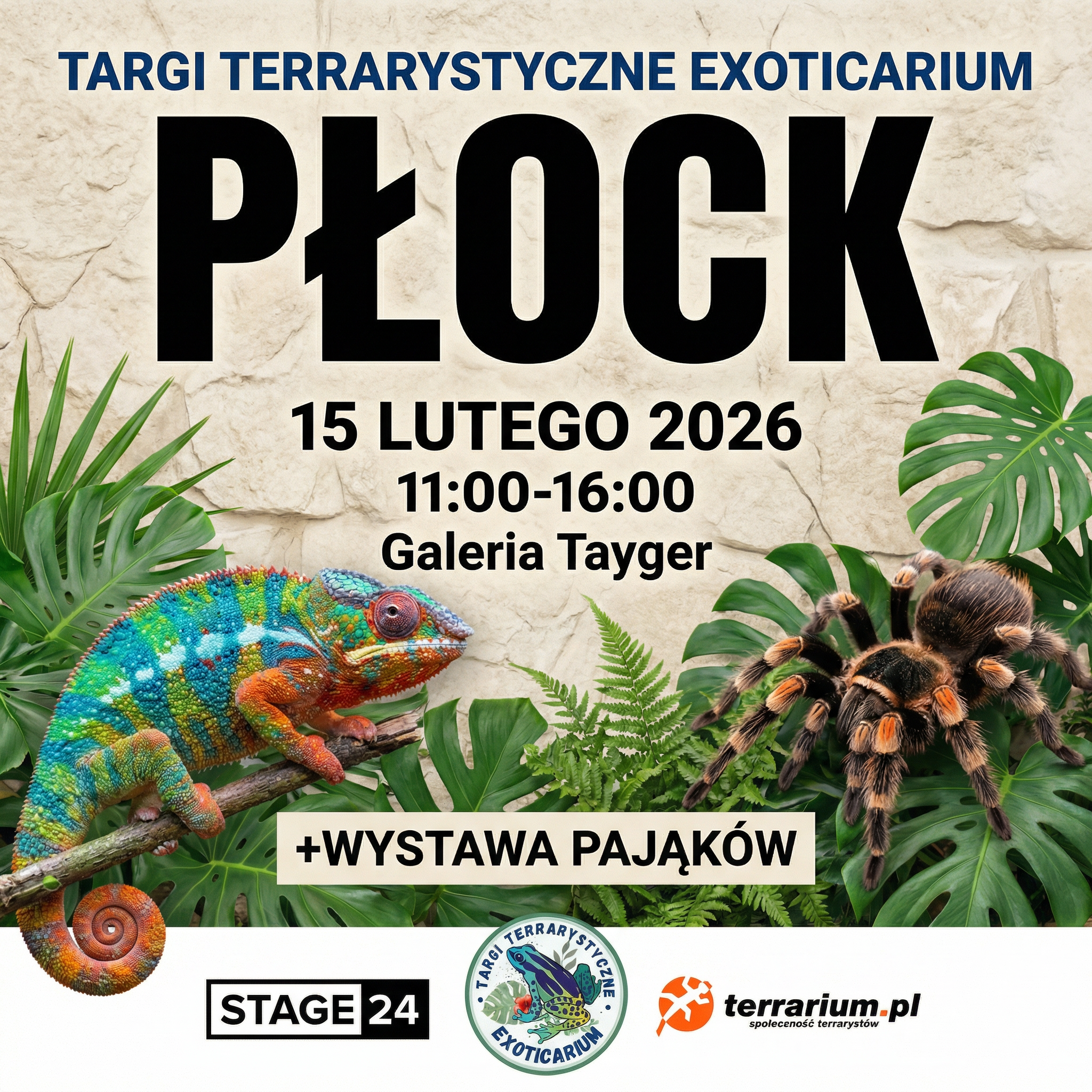 Płock - Targi Terrarystyczne Exoticarium + Wystawa Pająków