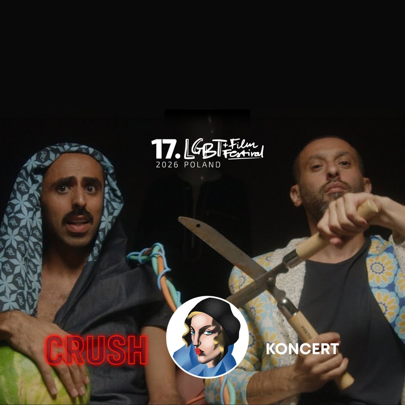 Koncert Bashara Murada x LGBT+ Film Festival x CRUSH Club