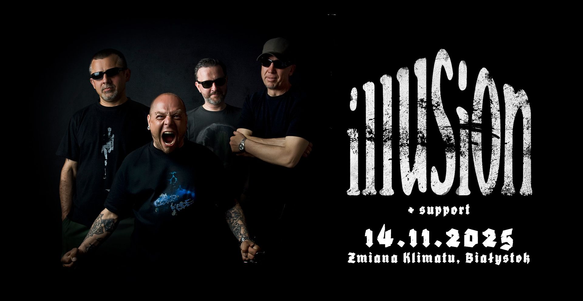 ILLUSION / Białystok, klub Zmiana Klimatu 14.11.2025 bilety
