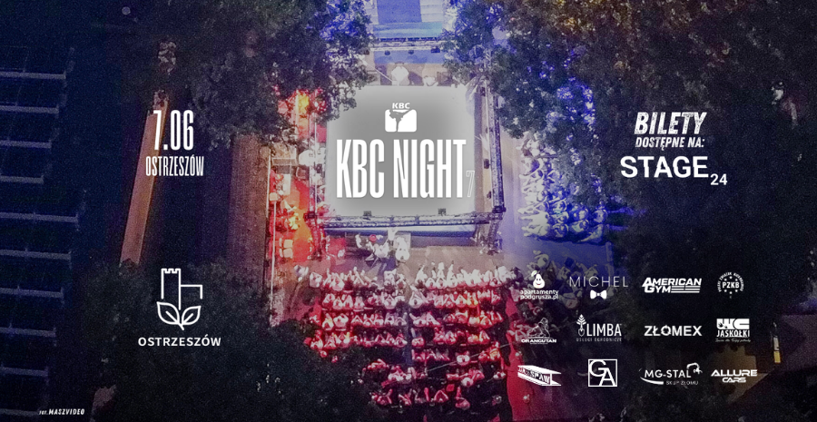 KBC NIGHT 7 - Ostrzeszów 07.06.2025 bilety