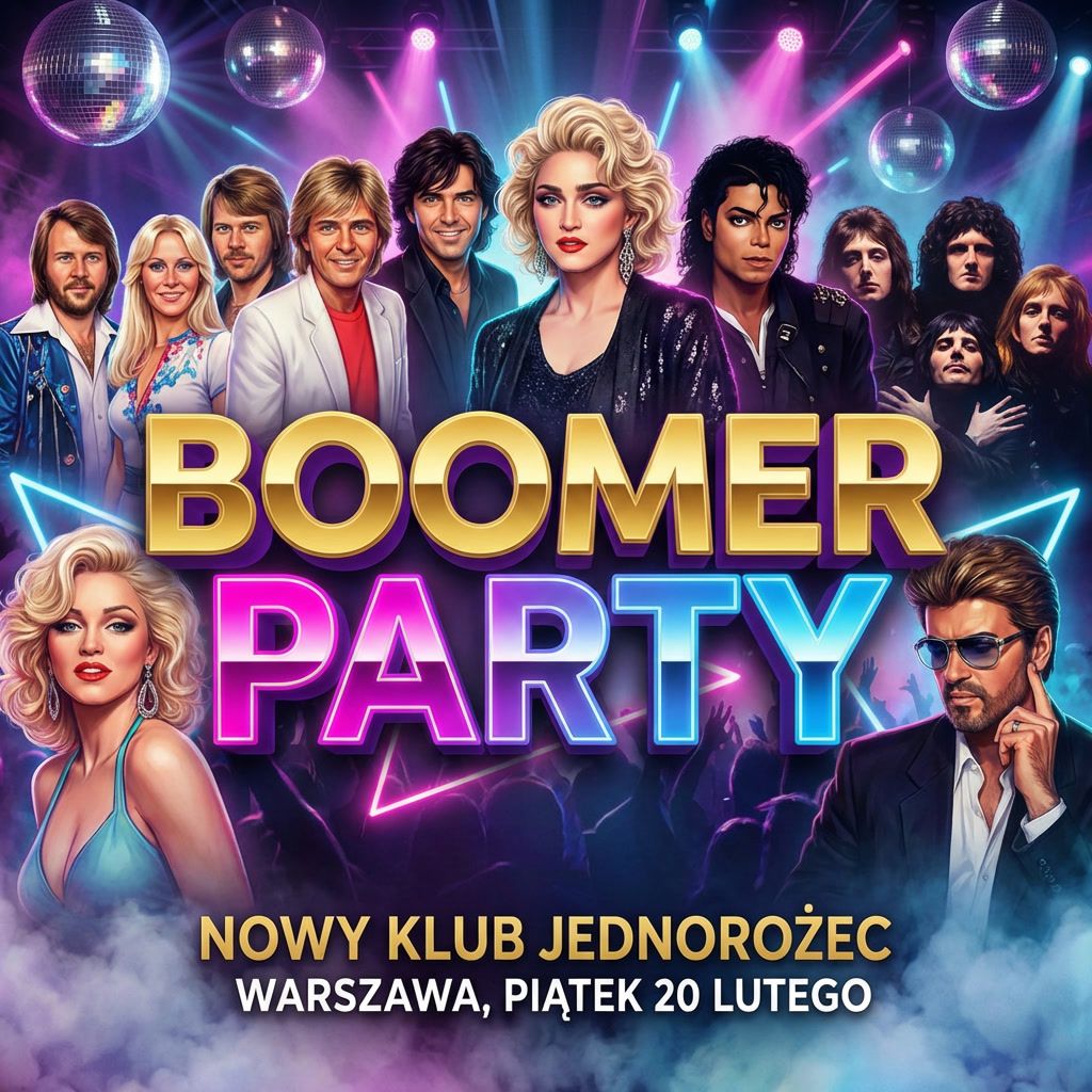 BOOMER PARTY WARSZAWA | Gdy refren zna każdy... | Piątek 20.02 |