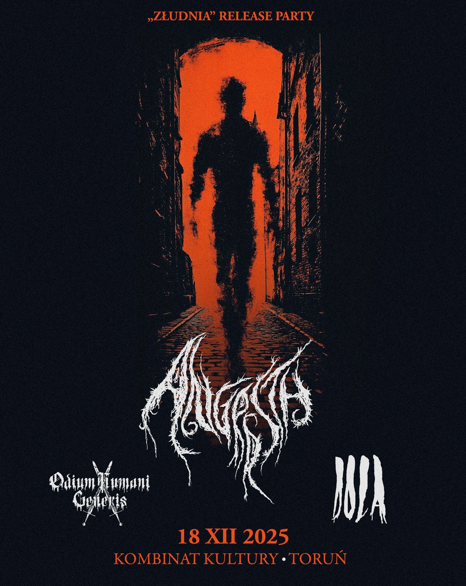ANGRRSTH - ZŁUDNIA RELEASE PARTY + DOLA, ODIUM HUMANI GENERIS ODIUM HUMANI GENERIS 18.12.2025 bilety