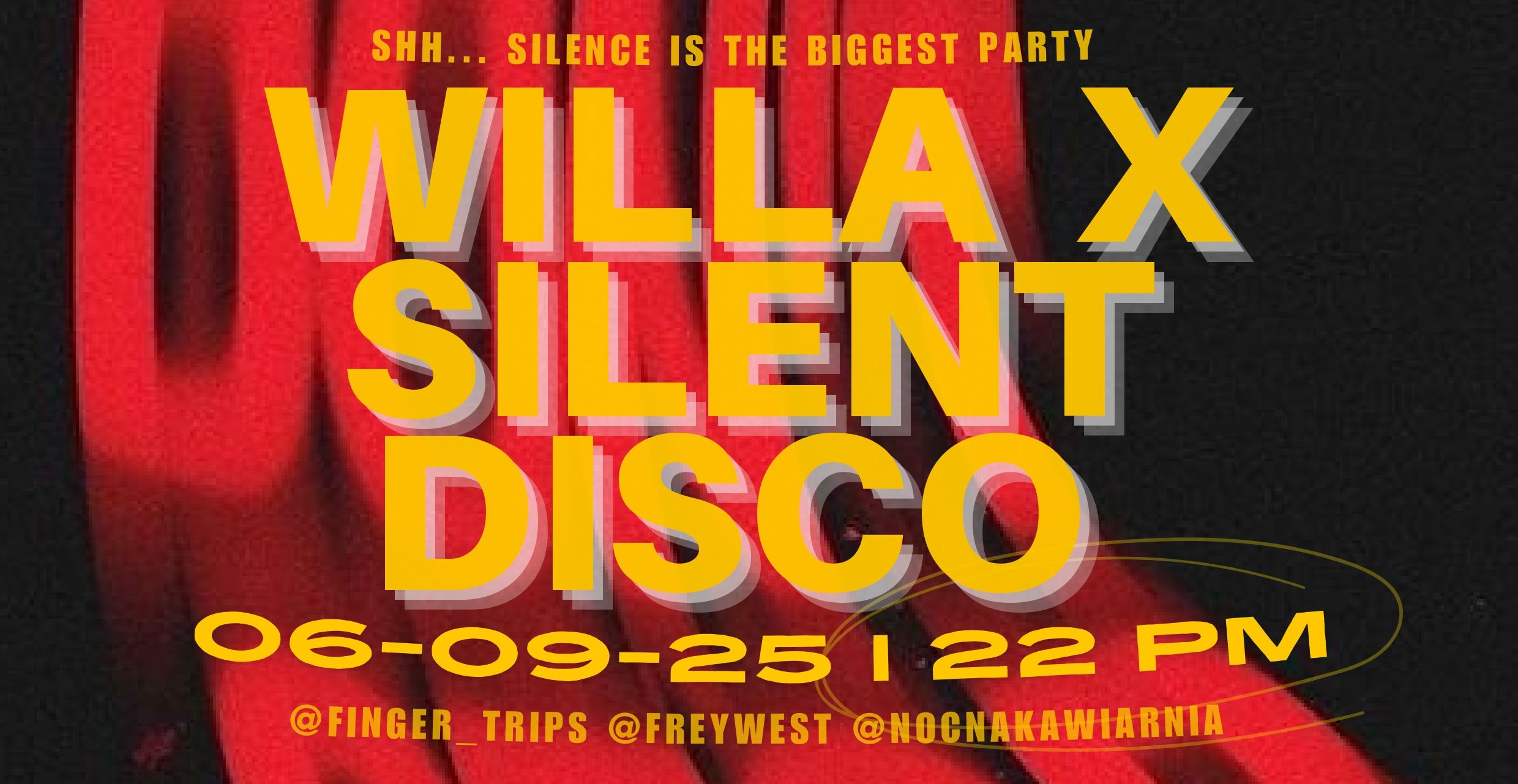 WILLA x SILENT DISCO PARTY | Łódź 06.09.2025 bilety