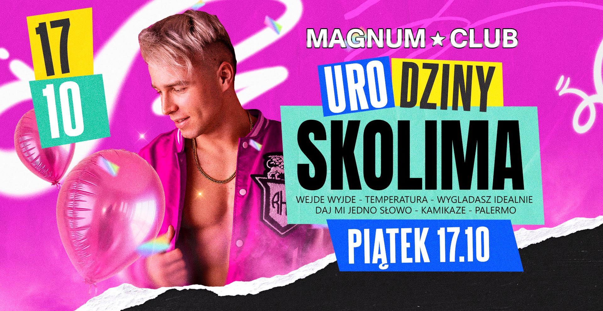 KONCERT SKOLIM ► URODZINY KRÓLA LATINO ► Piątek 17.10 17.10.2025 bilety
