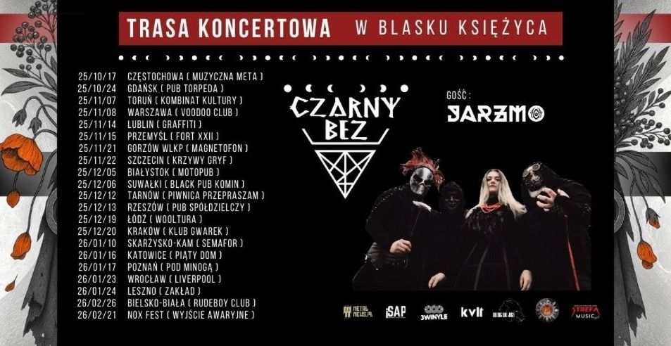 GDAŃSK: CZARNY BEZ + JARZMO 24.10.2025 bilety