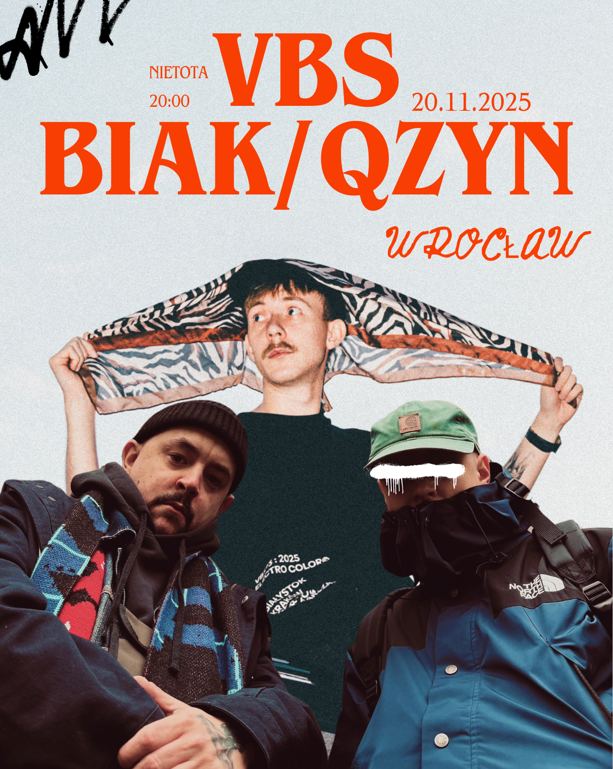 VBS x BIAK/QZYN - NIETOTA(Wrocław) Qzyn 20.11.2025 bilety