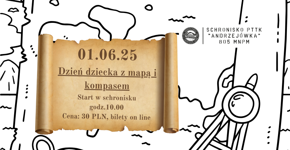Dzień dziecka z mapą i kompasem | 6.09.2025 06.09.2025 bilety