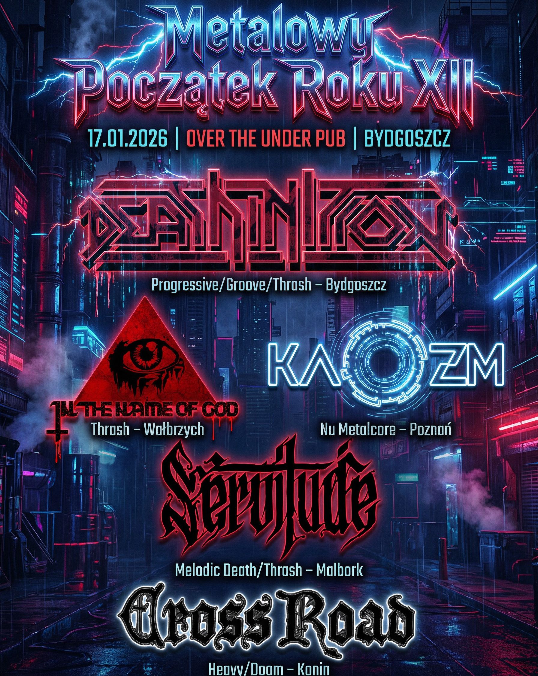 Metalowy Początek Roku XII Servitude 17.01.2026 bilety