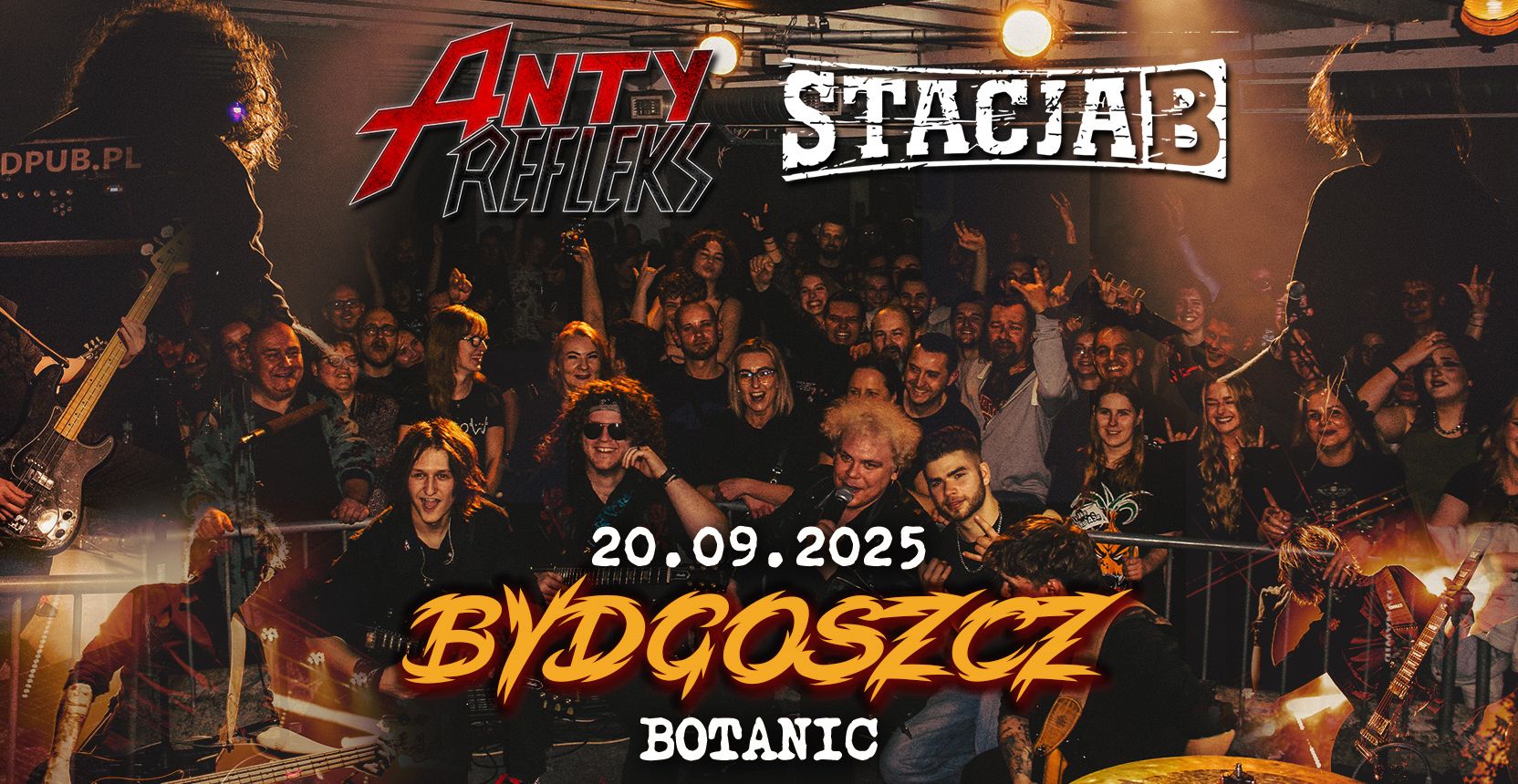 AntyRefleks + Stacja B + WAGON | Bydgoszcz 20.09.2025 bilety
