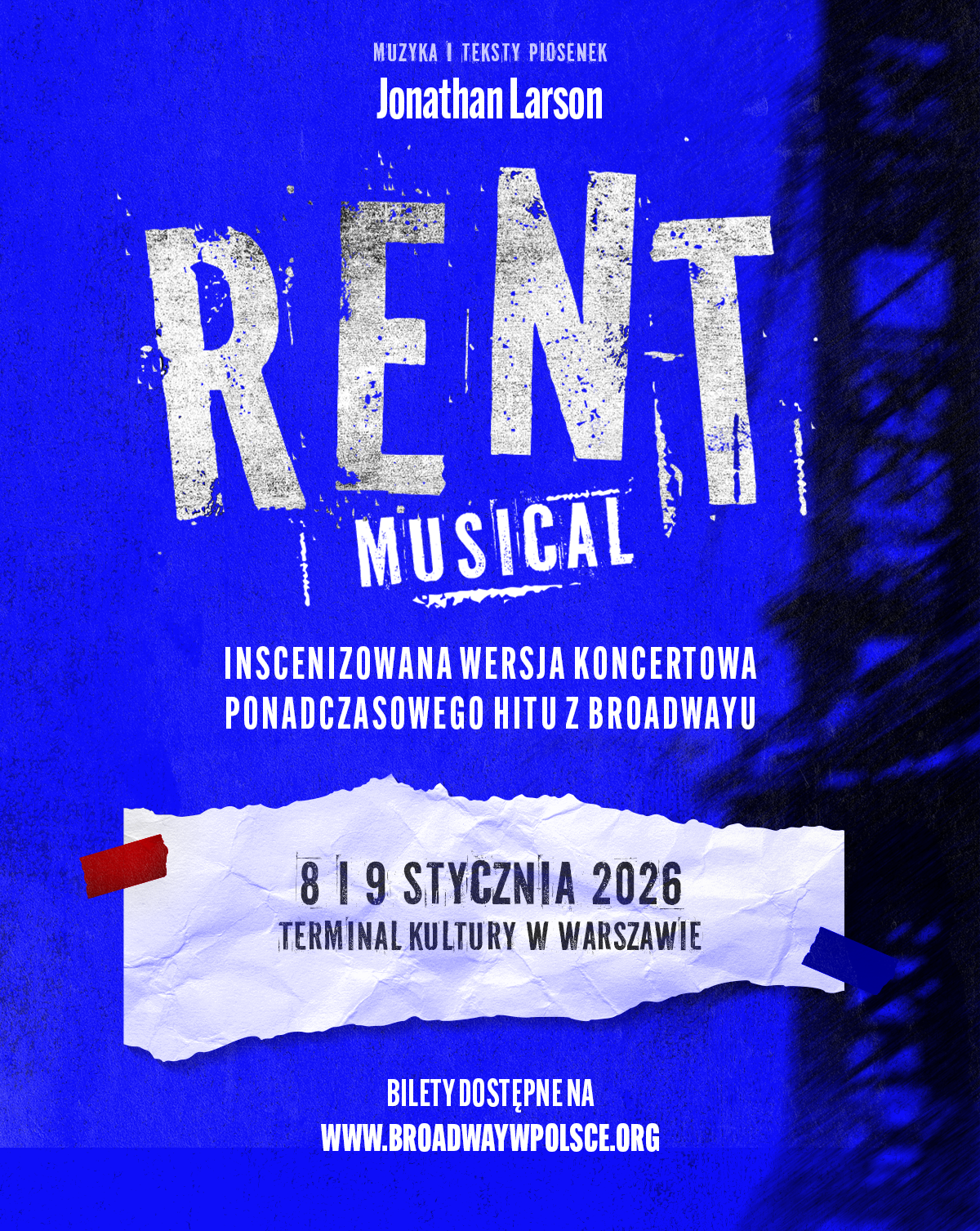 RENT musical in CONCERT RENT IN CONCERT 09.01.2026 bilety