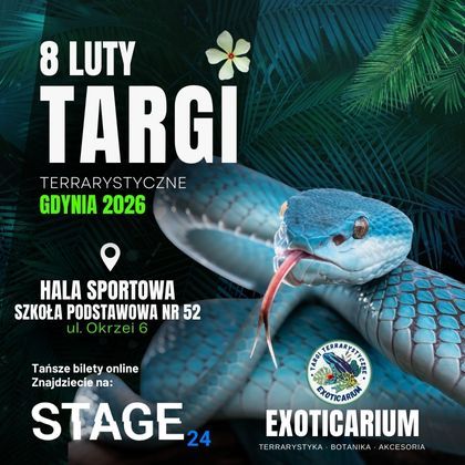 EXOTICARIUM Targi Terrarystyczne GDYNIA | 8.02
