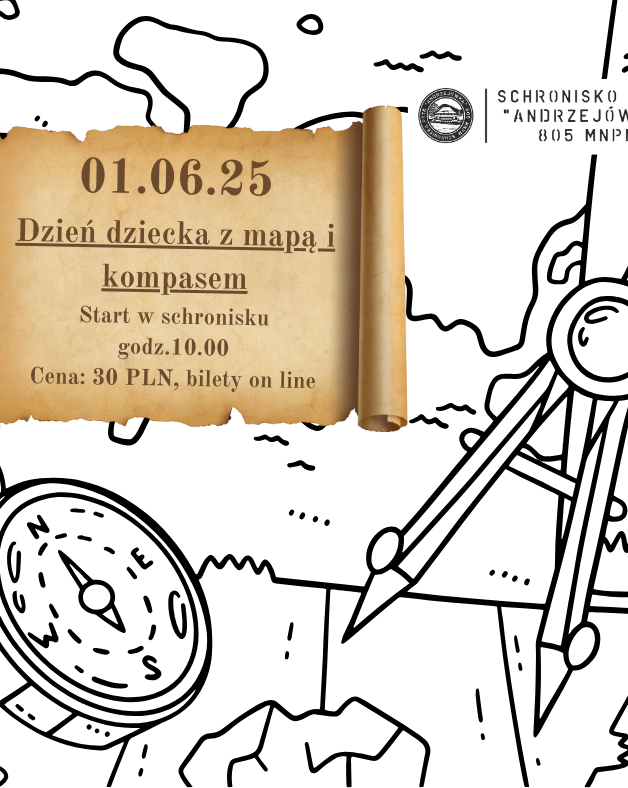 Dzień dziecka z mapą i kompasem | 6.09.2025  06.09.2025 bilety