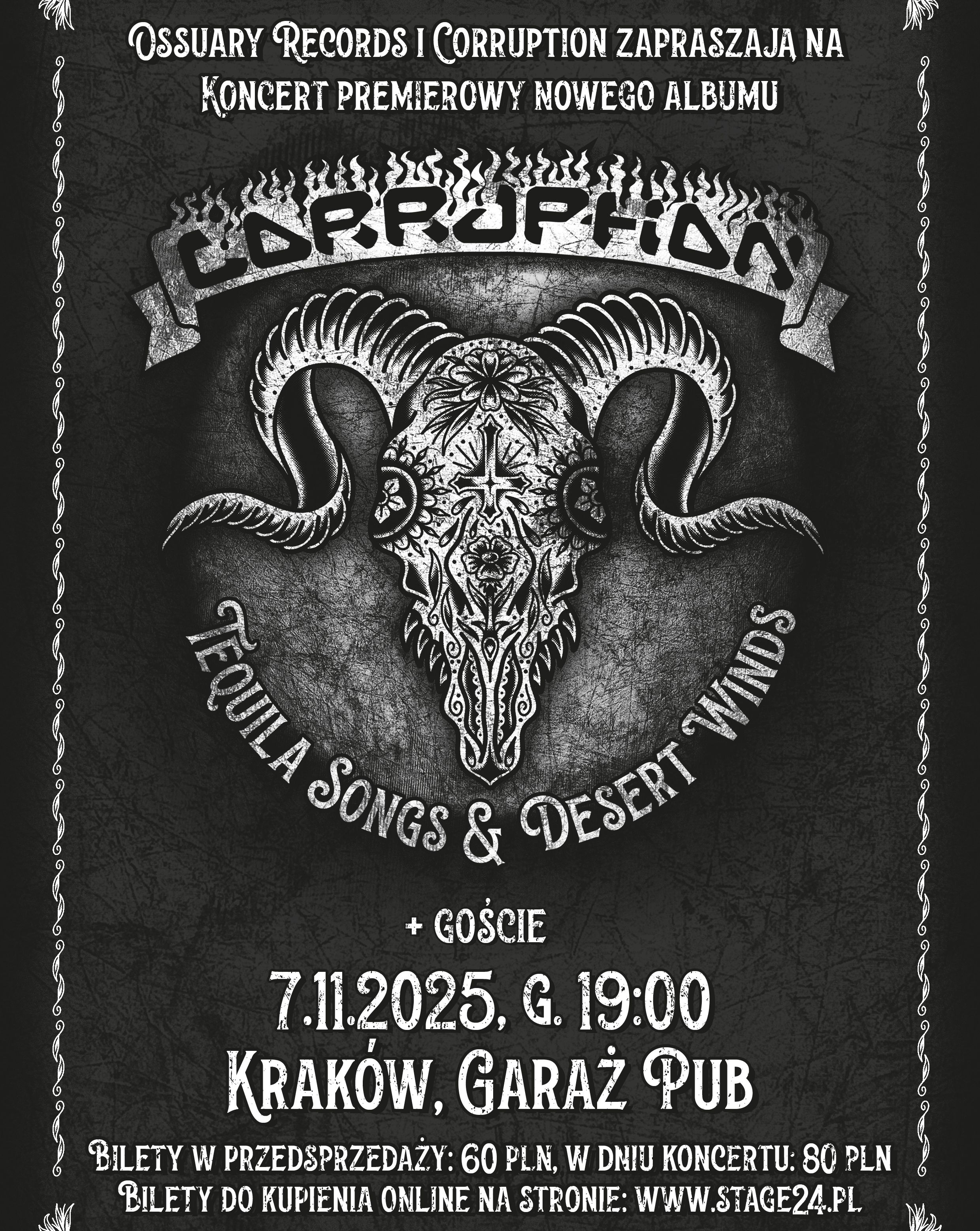 Premiera płyty CORRUPTION + SLAUGHTER OF THE SOULS Corruption 07.11.2025 bilety