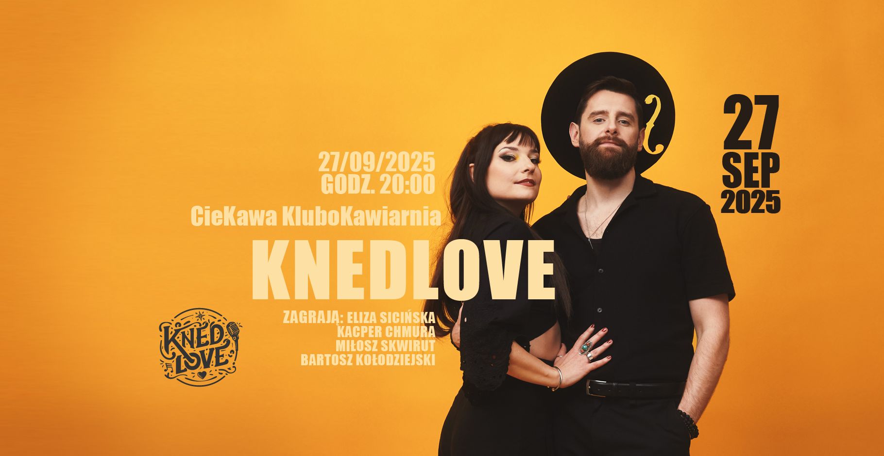 KNEDLOVE w Malborku 27.09.2025 bilety