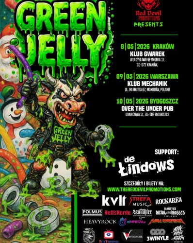 Green Jelly + De Łindows - Bydgoszcz Green Jelly 10.05.2026 bilety