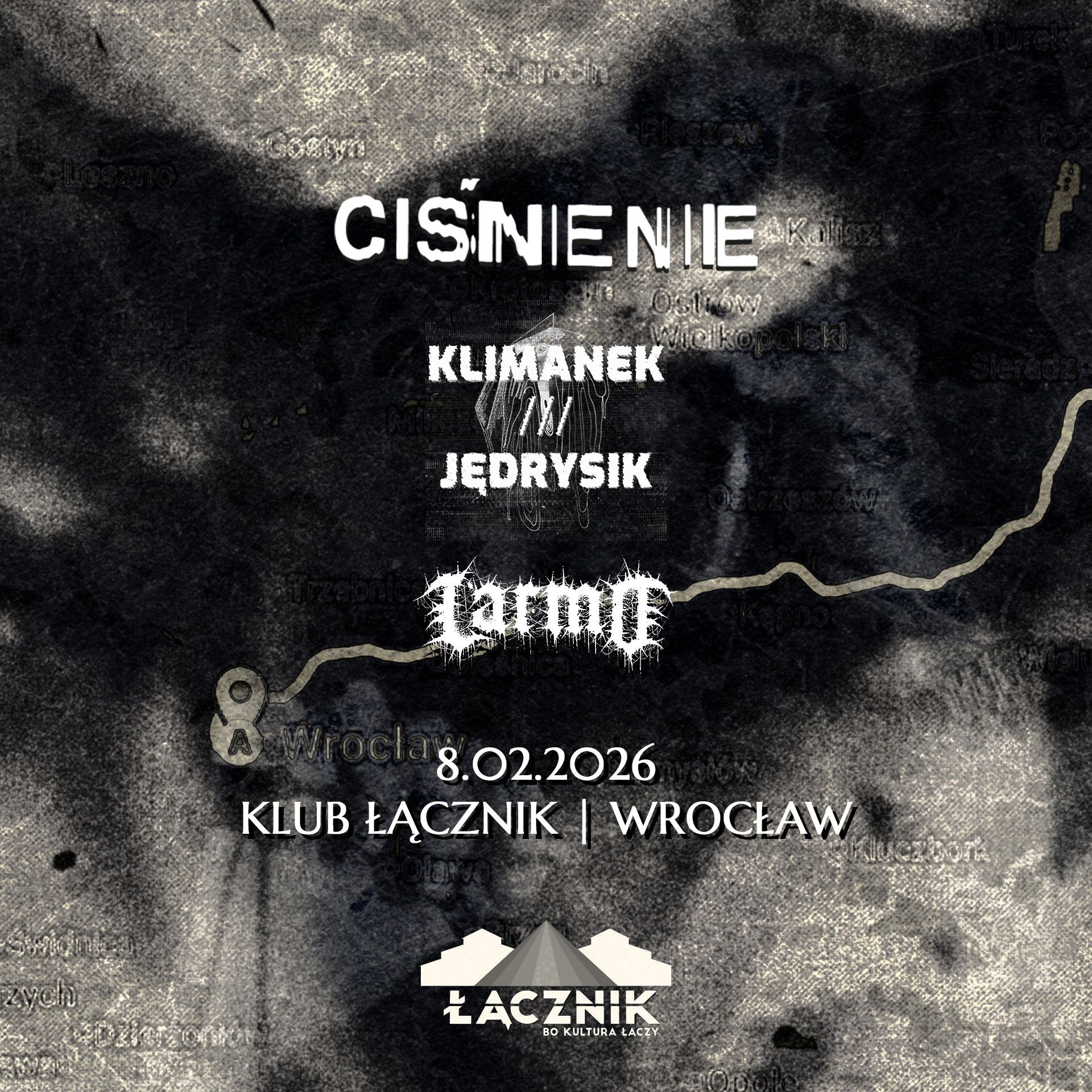 CIŚNIENIE x Klimanek-Jędrysik x LARMO | 8.02.2026 | WROCŁAW