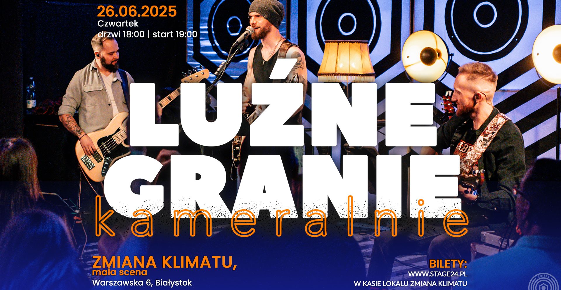 LUŹNE GRANIE KAMERALNIE • mała scena 26.06.2025 bilety