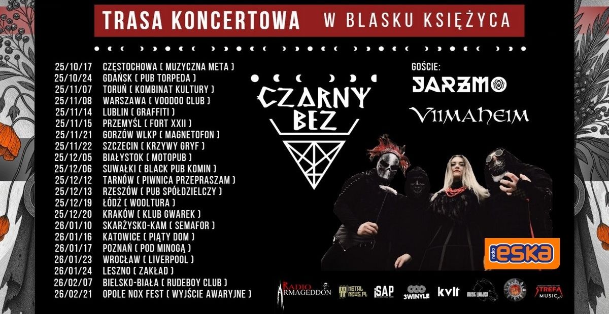 LESZNO: CZARNY BEZ + JARZMO, VIIMAHEIM 24.01.2026 bilety
