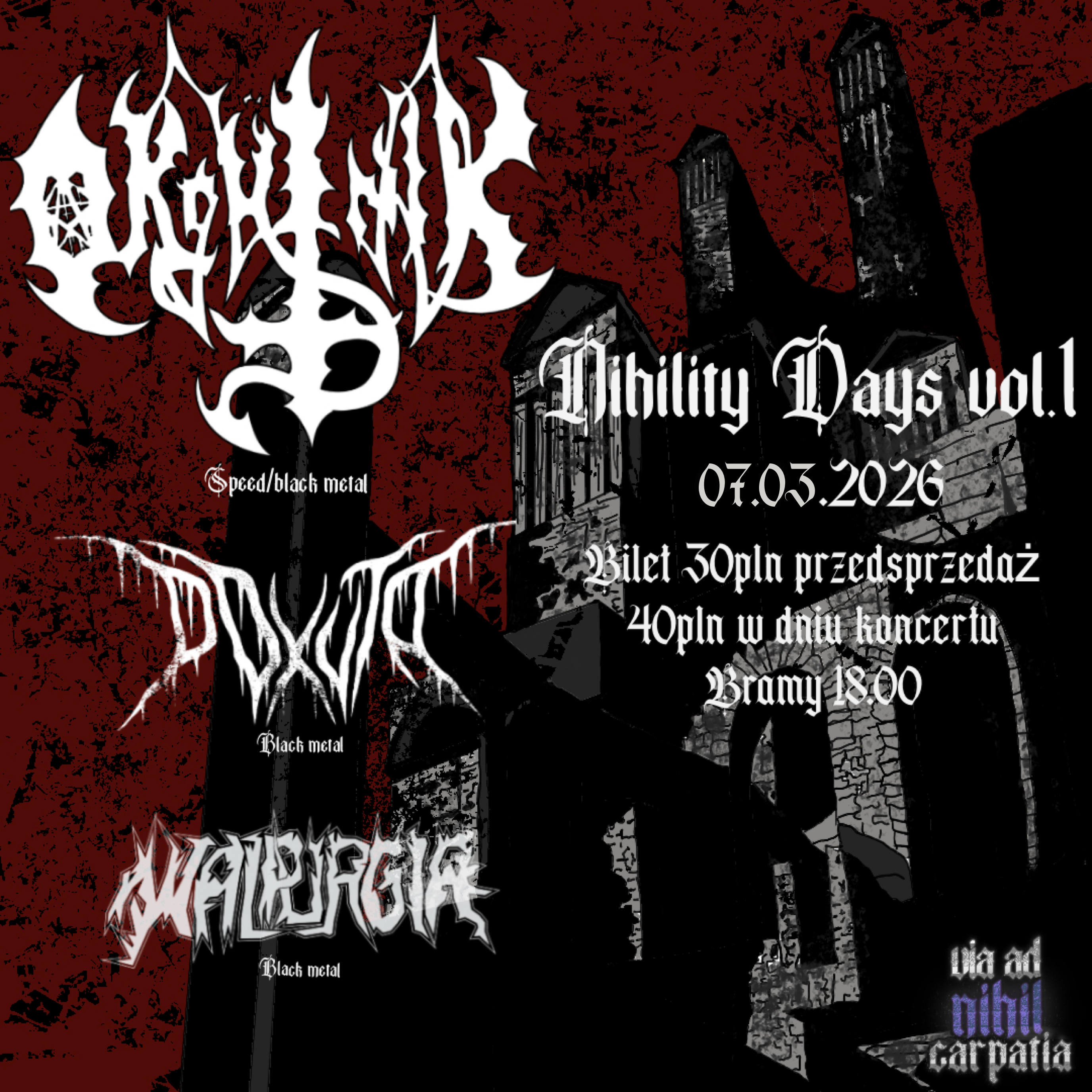 Nihility Days vol. 1 - OKRUTNIK / WALPURGIA / POKUTA