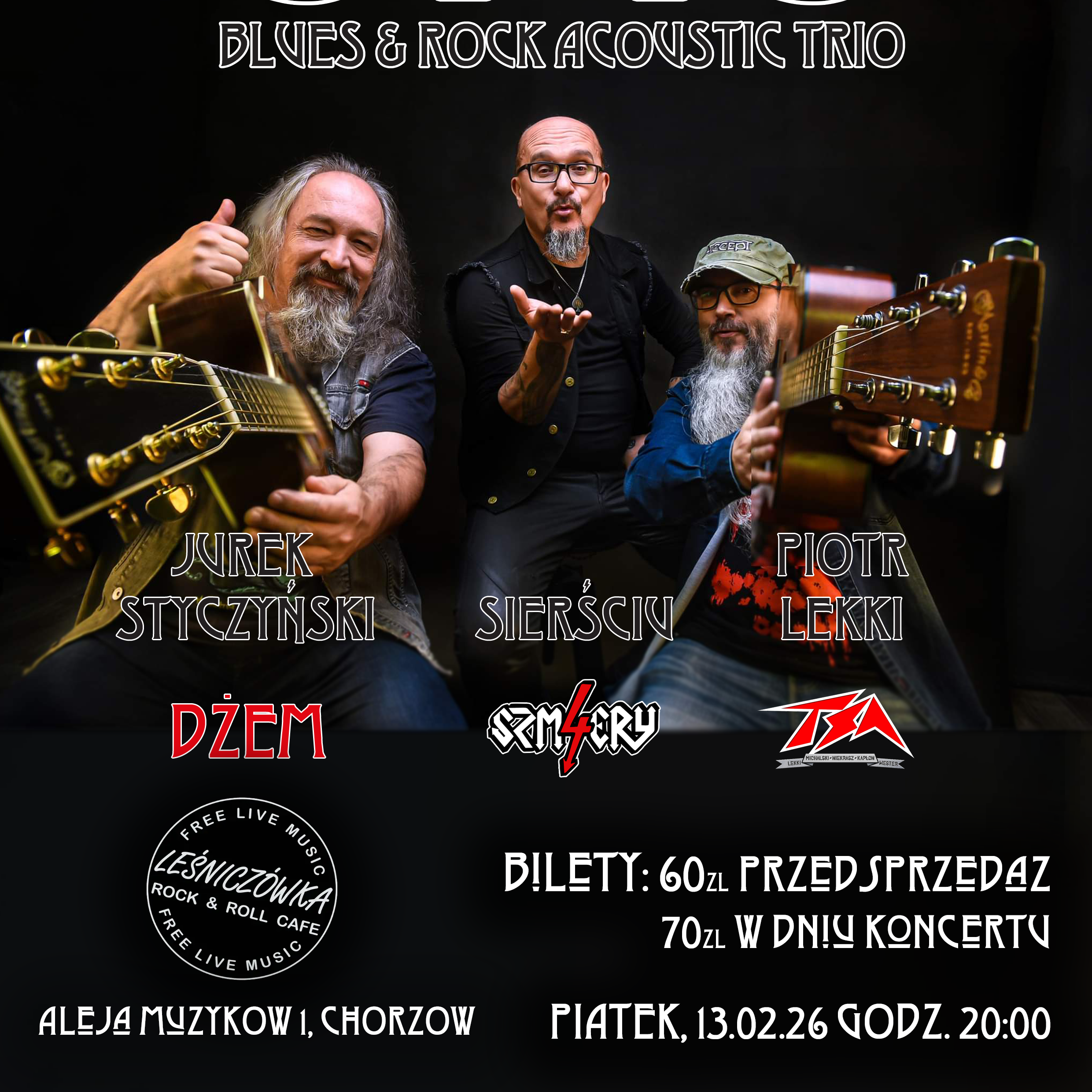 SPiS - Blues&Rock Acoustic Trio - Styczyński, Sierściu, Lekki