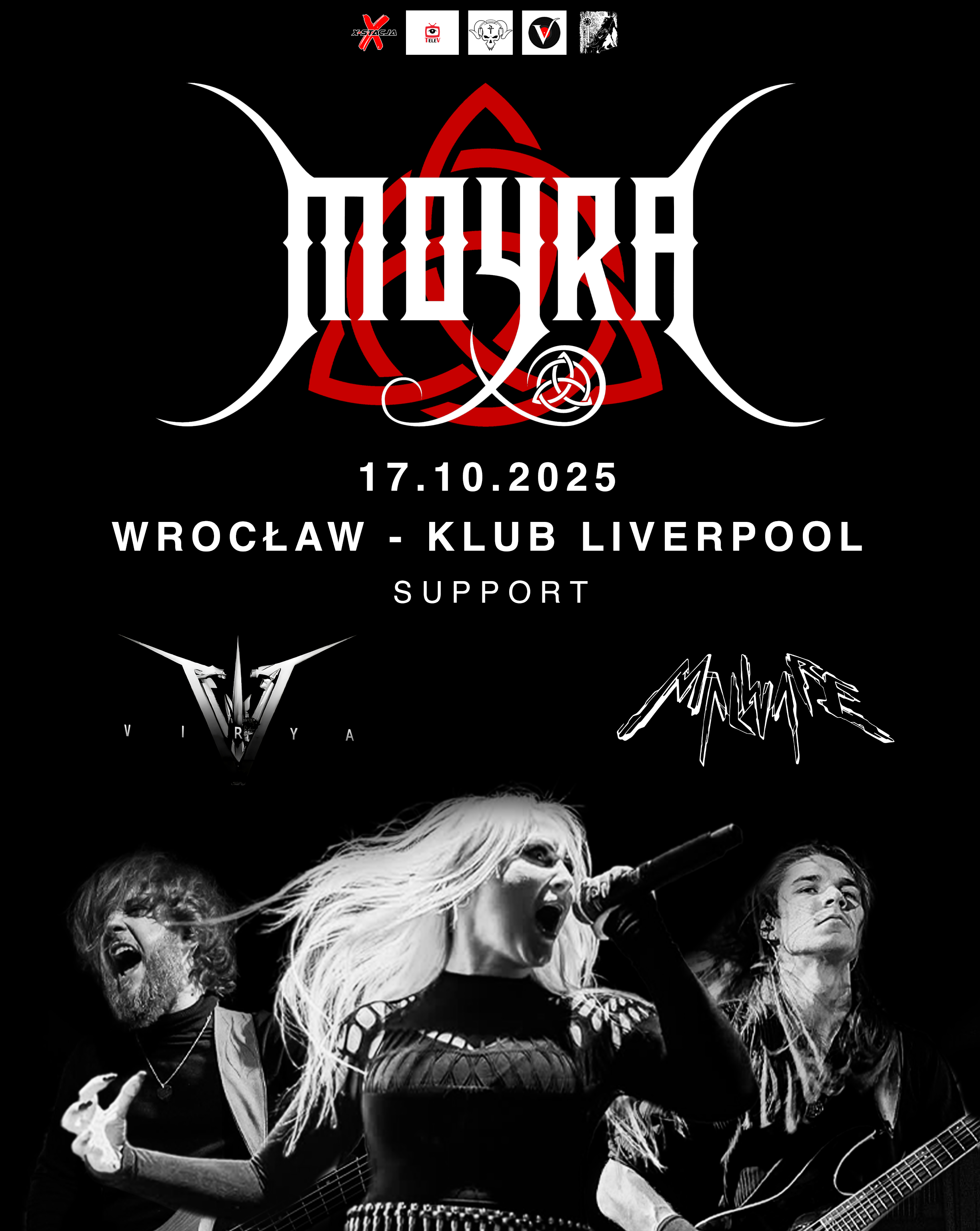 MOYRA / WROCŁAW / KLUB LIVERPOOL / 17.10.2025 Virya 17.10.2025 bilety