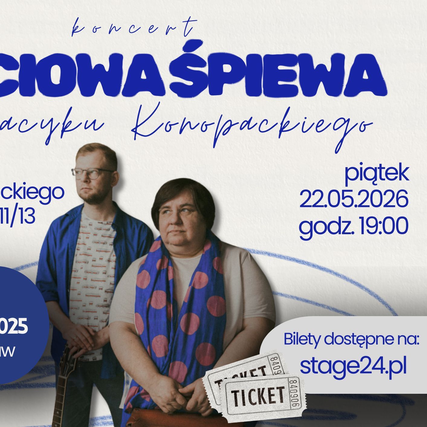 Teściowa Śpiewa w Pałacyku Konopackiego