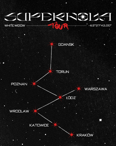 WROCŁAW | 07.11 | WHITE WIDOW - SUPERNOVA TOUR  White Widow 07.11.2025 bilety