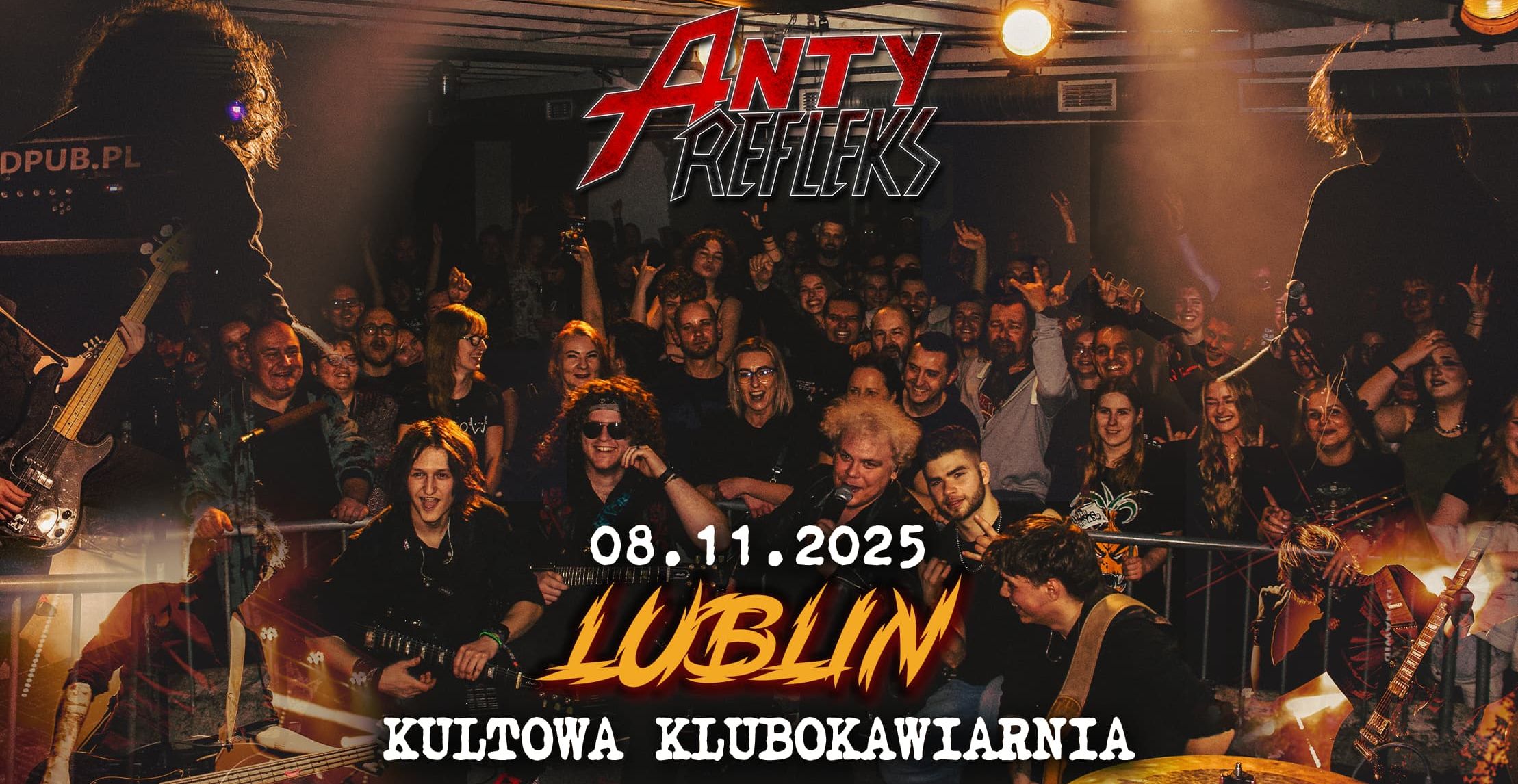 AntyRefleks + Wielkie Ilości Piorunów Na Raz + Punched Orange 08.11.2025 bilety
