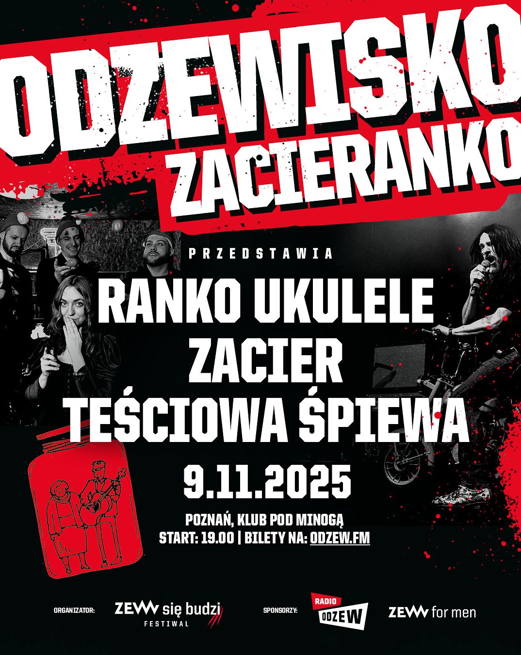 ODZEWISKO: Ranko Ukulele / Zacier / Teściowa Śpiewa Ranko Ukulele 09.11.2025 bilety