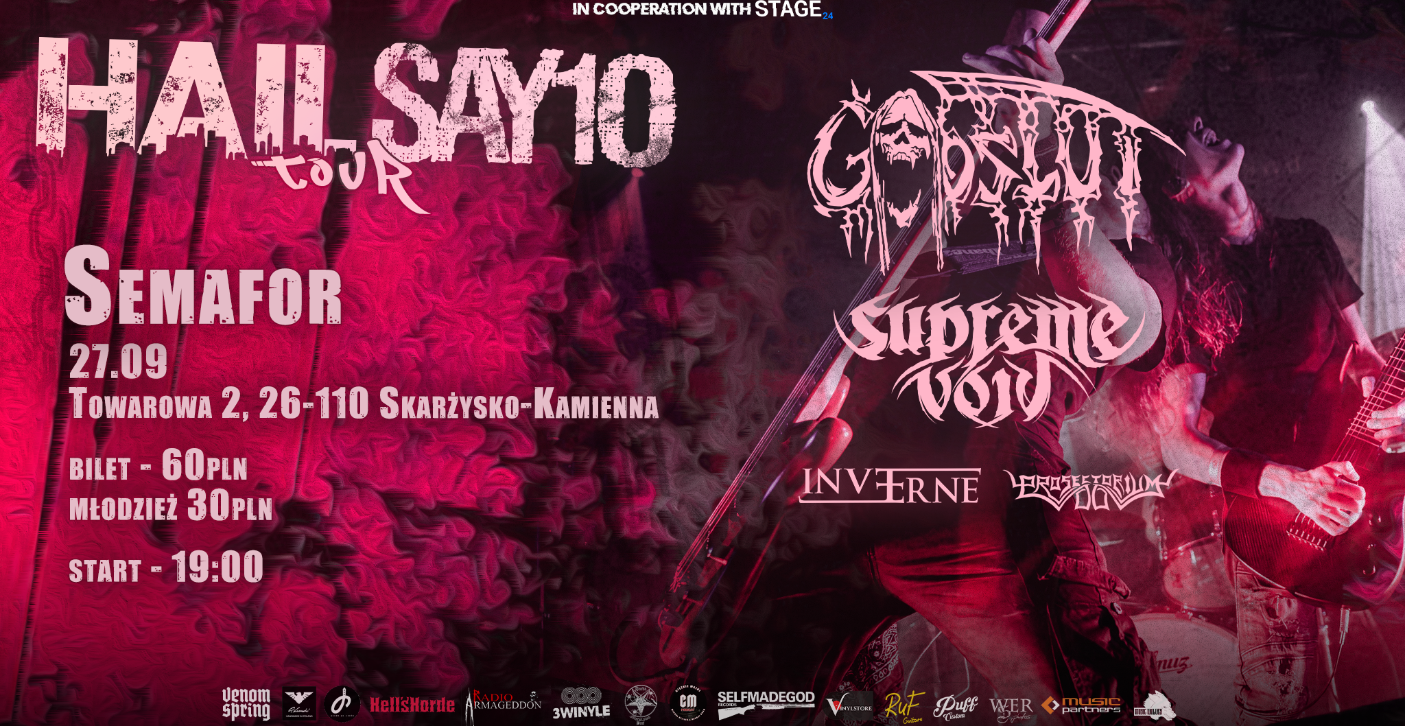 HailSAY10 Tour - Skarżysko-Kamienna, Semafor 27.09.2025 27.09.2025 bilety