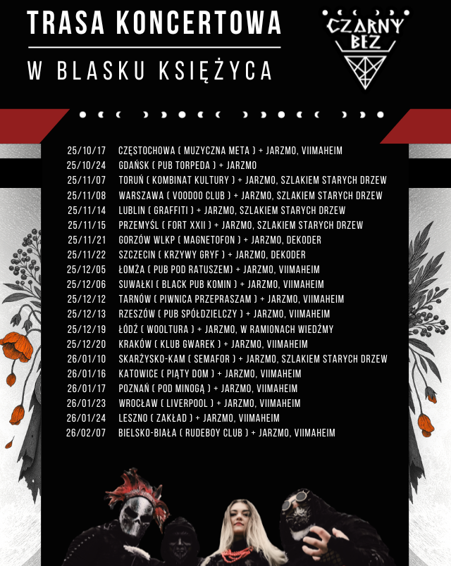 TARNÓW:  CZARNY BEZ + JARZMO, VIIMAHEIM  VIIMAHEIM 12.12.2025 bilety