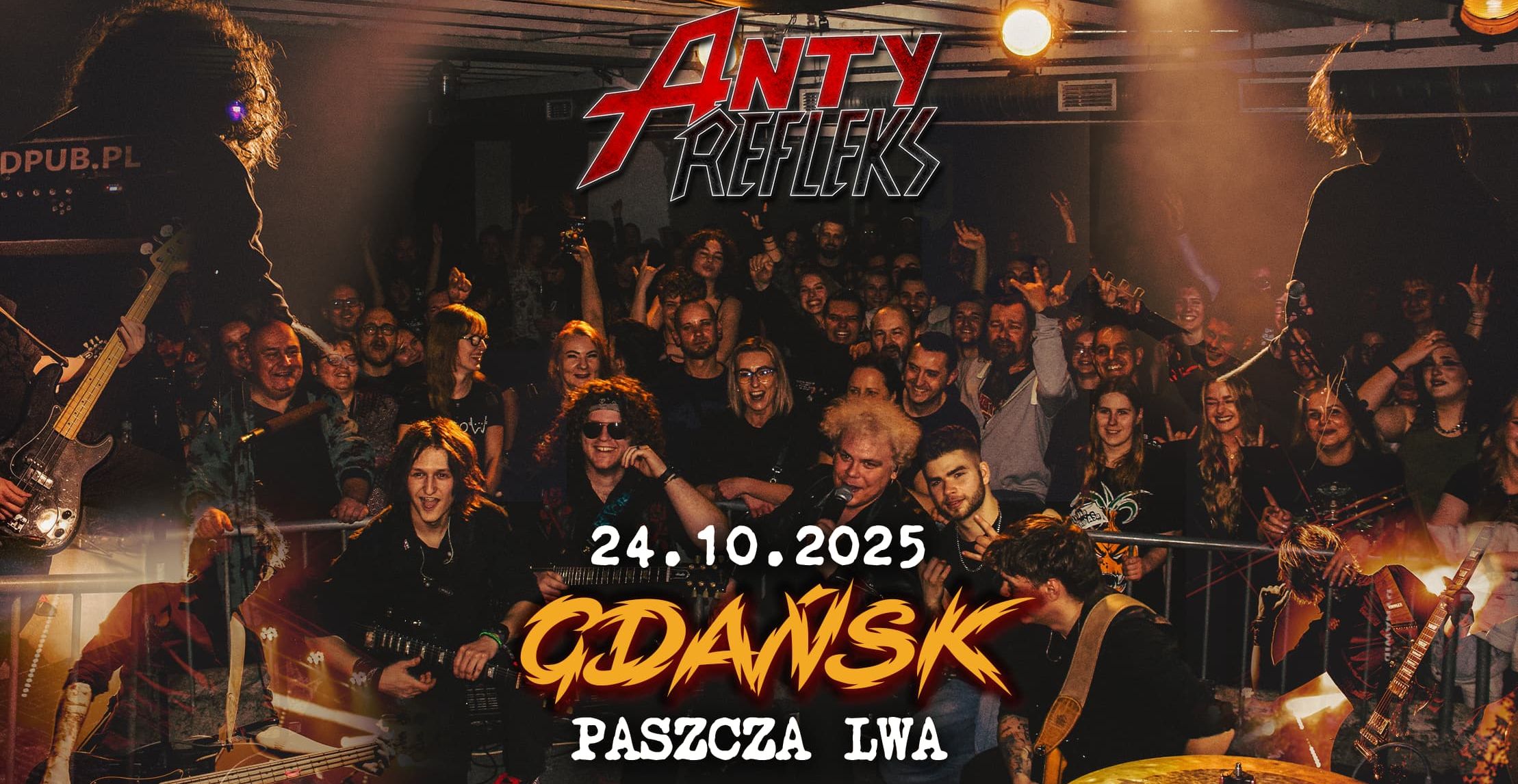 AntyRefleks + Wielkie Ilości Piorunów Na Raz | Gdańsk 24.10.2025 bilety