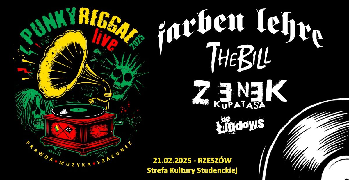 PUNKY REGGAE LIVE 2025 21 LUTY 2025 – RZESZÓW 21.02.2025 bilety