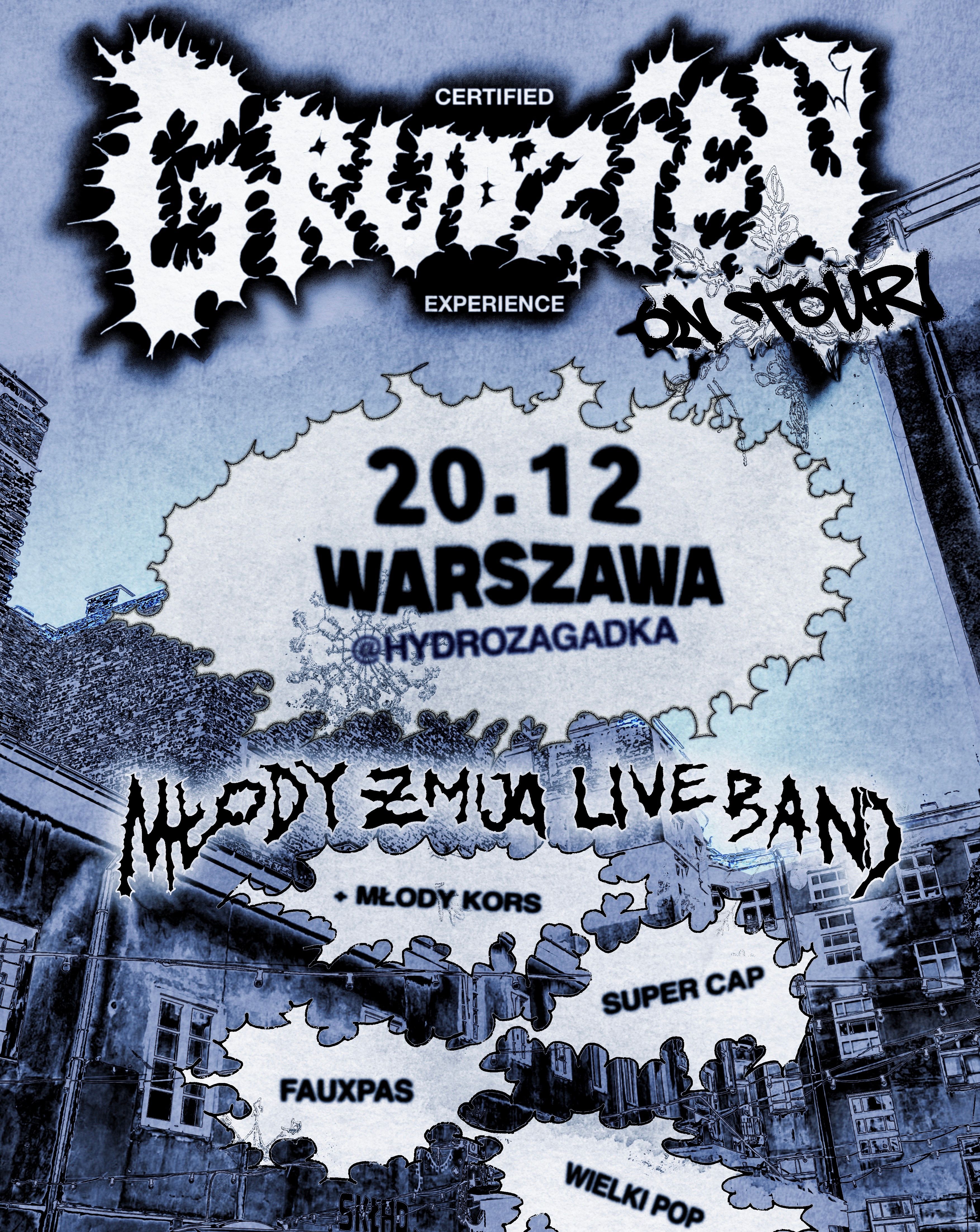 CGE ON TOUR | Młody Żmija Live Band + Goście | 20.12 WARSZAWA Młody Żmija 20.12.2025 bilety