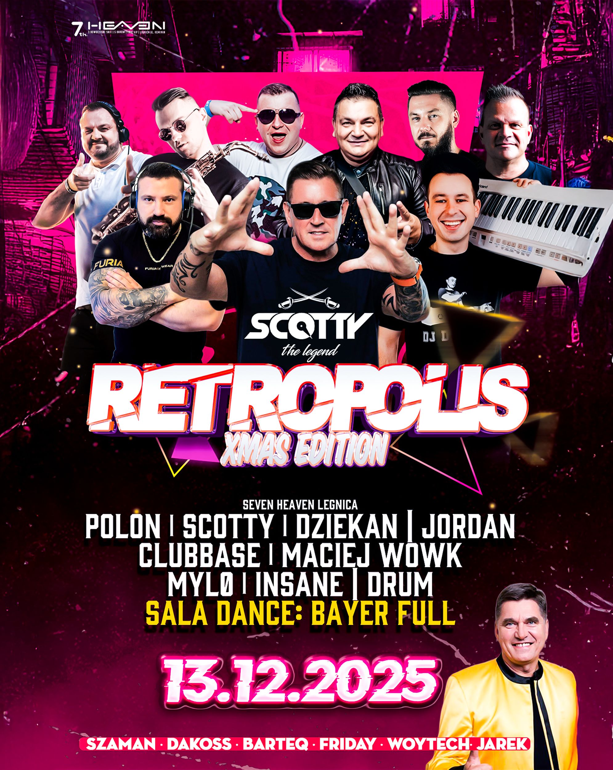 RETROPOLIS W 7 HEAVEN LEGNICA | 13.12.2025  13.12.2025 bilety