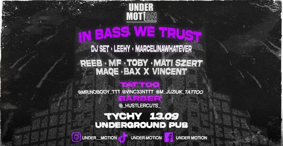 IN BASS WE TRUST 13.09.2025 bilety