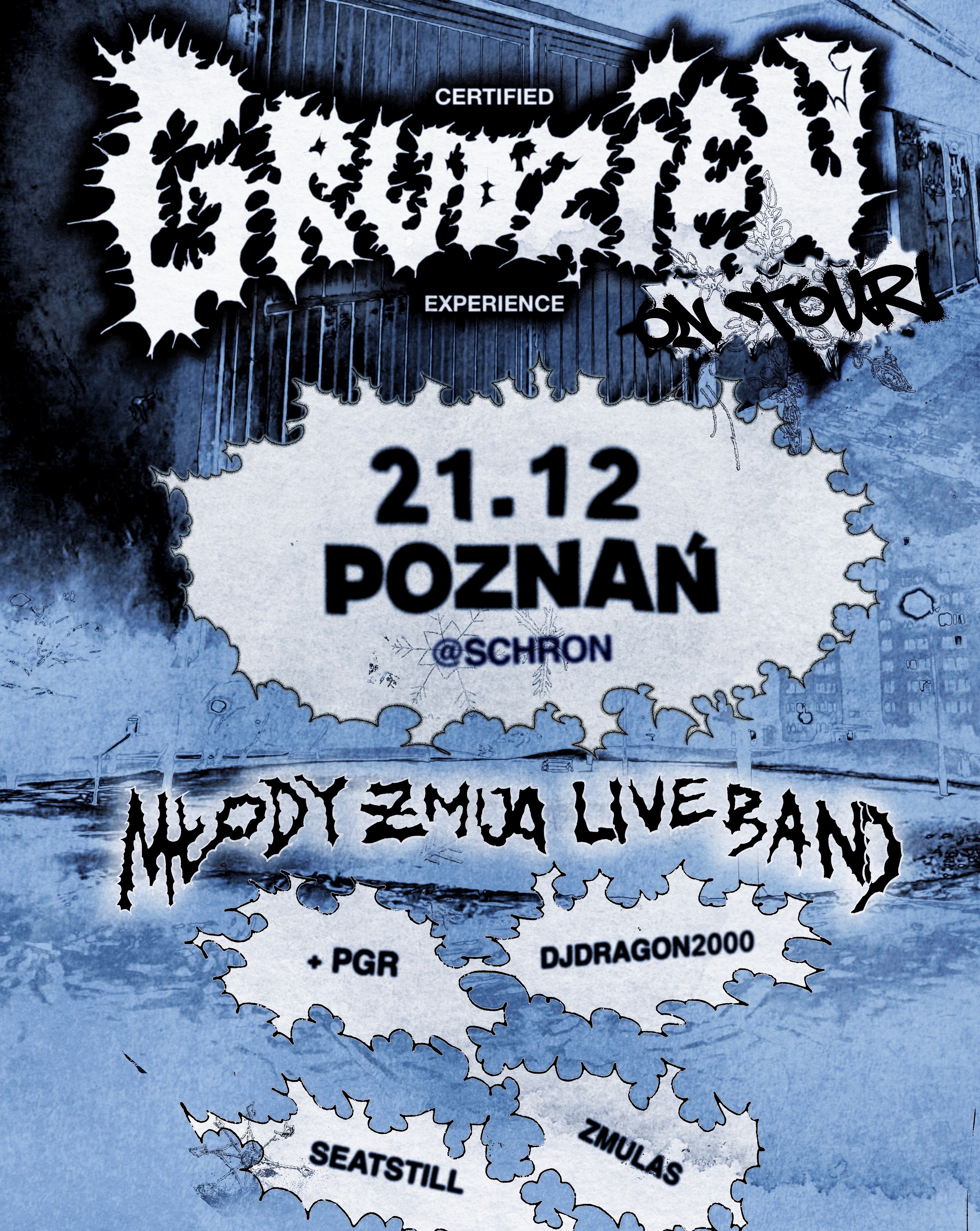 CGE ON TOUR | Młody Żmija Live Band + Goście | 21.12 POZNAŃ Młody Żmija 21.12.2025 bilety