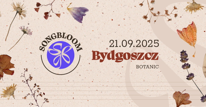 SongBloom Bydgoszcz | objazdowy festiwal songwriterski |  21.09.2025 bilety