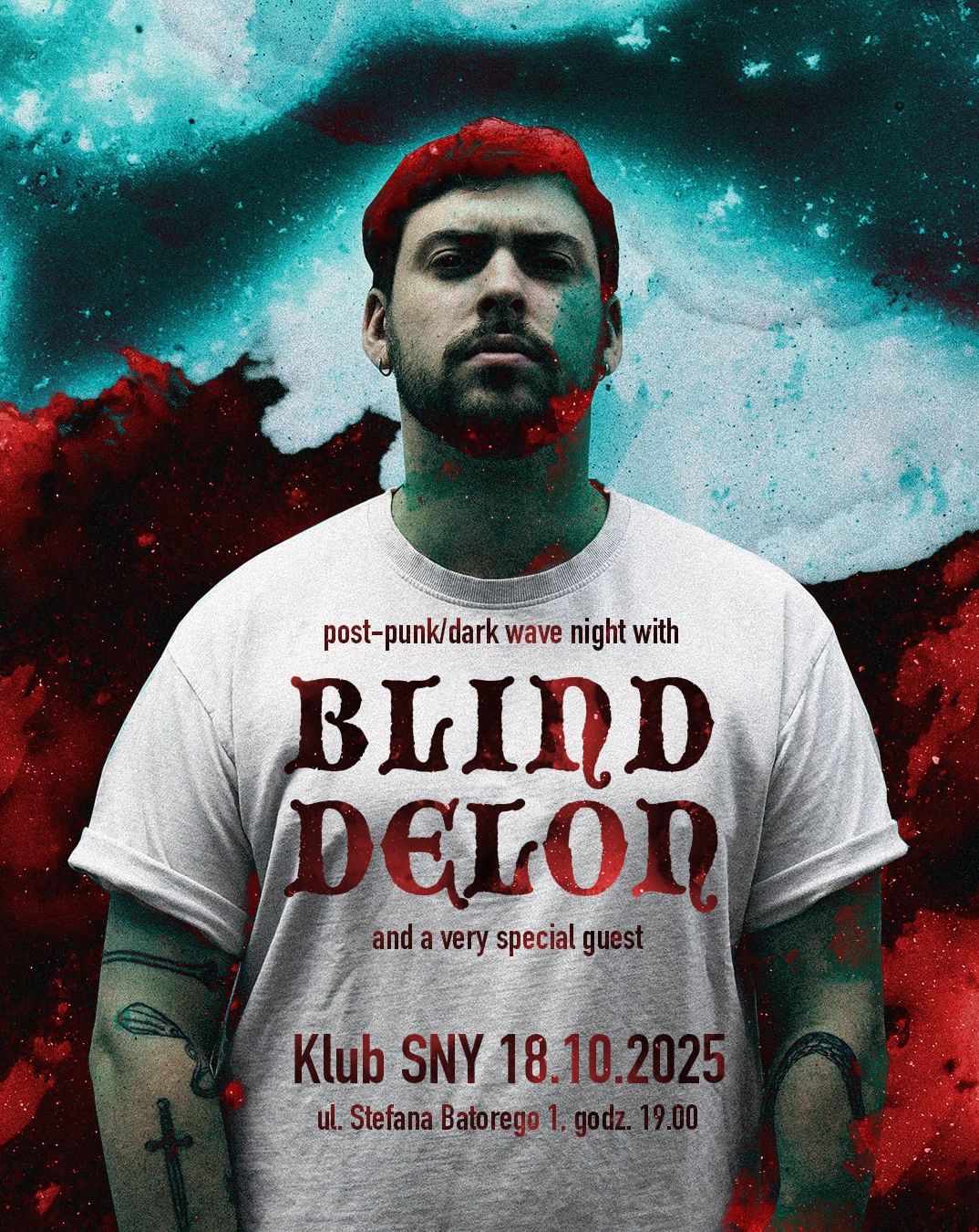 Blind Delon (FR) + Special Guest | Klub SNY | Kraków, 18.10.2025 Blind Delon 18.10.2025 bilety