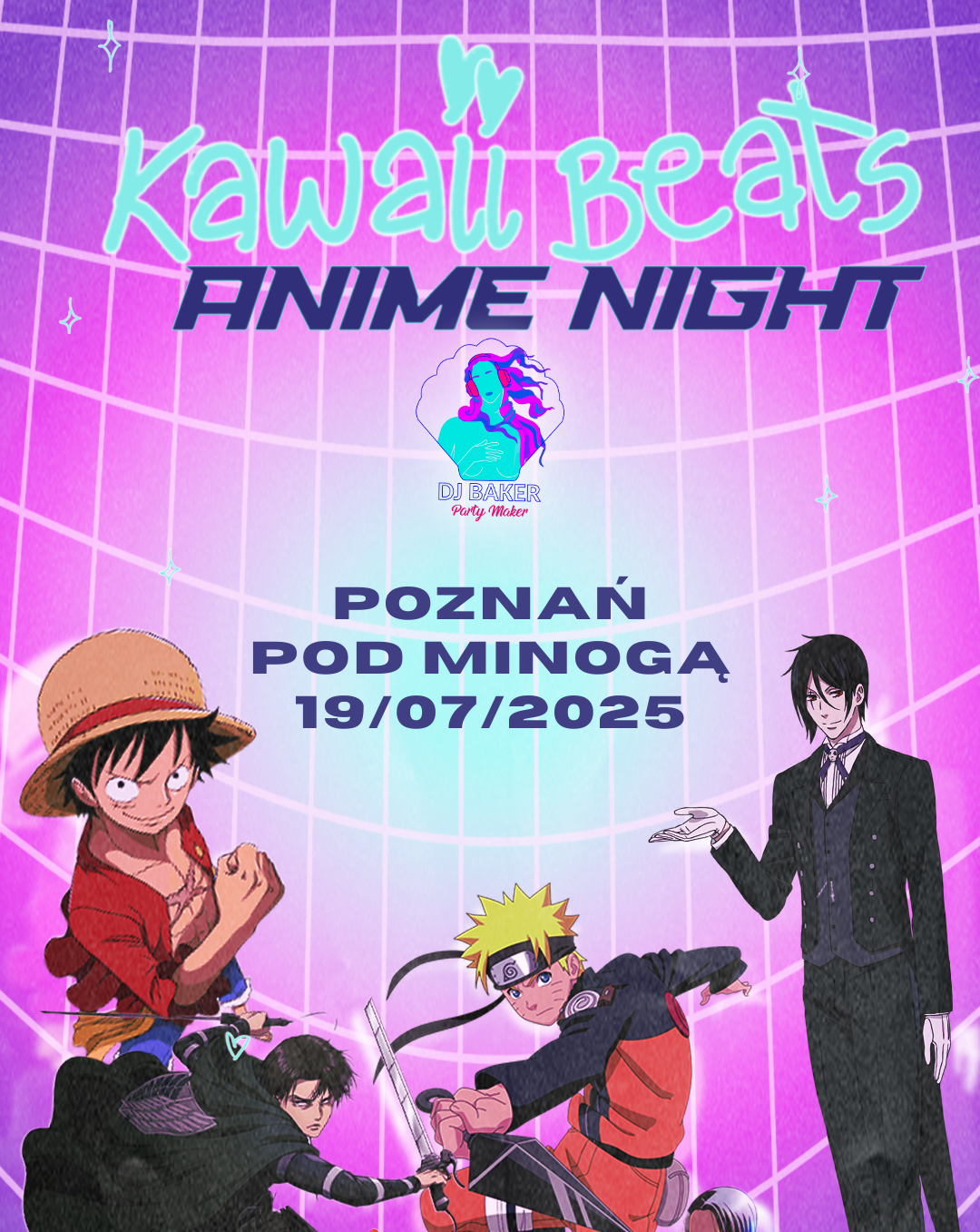 Kawaii Beats: Anime Night DJ Baker Party Maker 19.07.2025 bilety