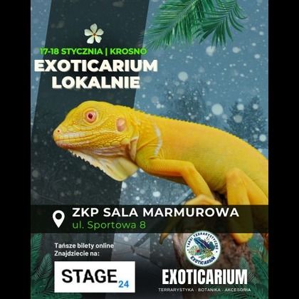 EXOTICARIUM LOKALNIE Targi Terrarystyczne Krosno | 17-18.01